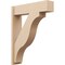 Ekena Millwork 7 1/2-in W x 28-in D x 36-in H Funston Block Rough Cedar Woodgrain TimberThane Outlooker, Primed Tan OUTUR075X28X36FST44RCPR - alternate 1